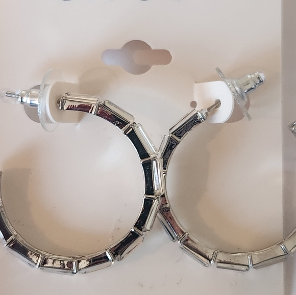 On 34th Silver Earrings NWT 2 PAIR - Picture 3 of 8